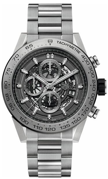 Tag Heuer Carrera Calibre Heuer 01 CAR2A8A.BF0707 Skeleton Dial Fake watch